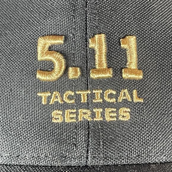 5.11 Tactical Series Logo 30th Anniversary Hat Cap 1977-2007 Black Gold Adjust - Picture 7 of 11